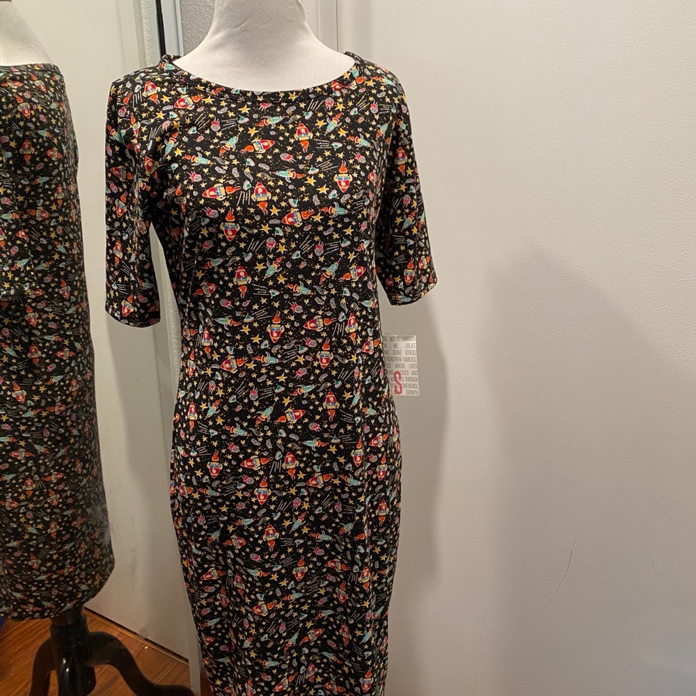Lularoe Julia space ships size small